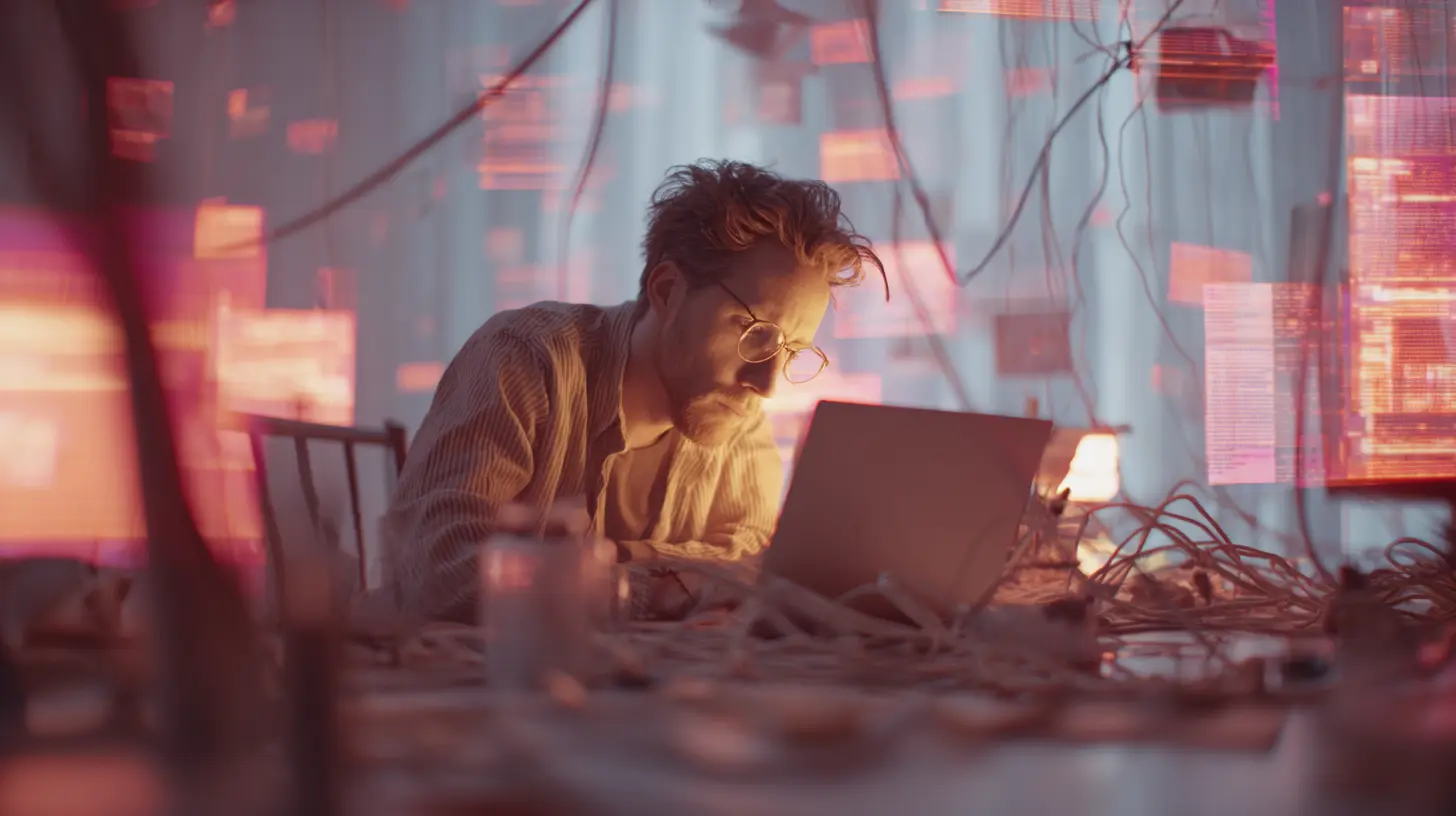 Marketing AI agents governance crisis - autonomous campaign workflows running on local desktops with shadow AI risk indicators, contrasted with a centralized sovereign AI governance architecture for marketing teams