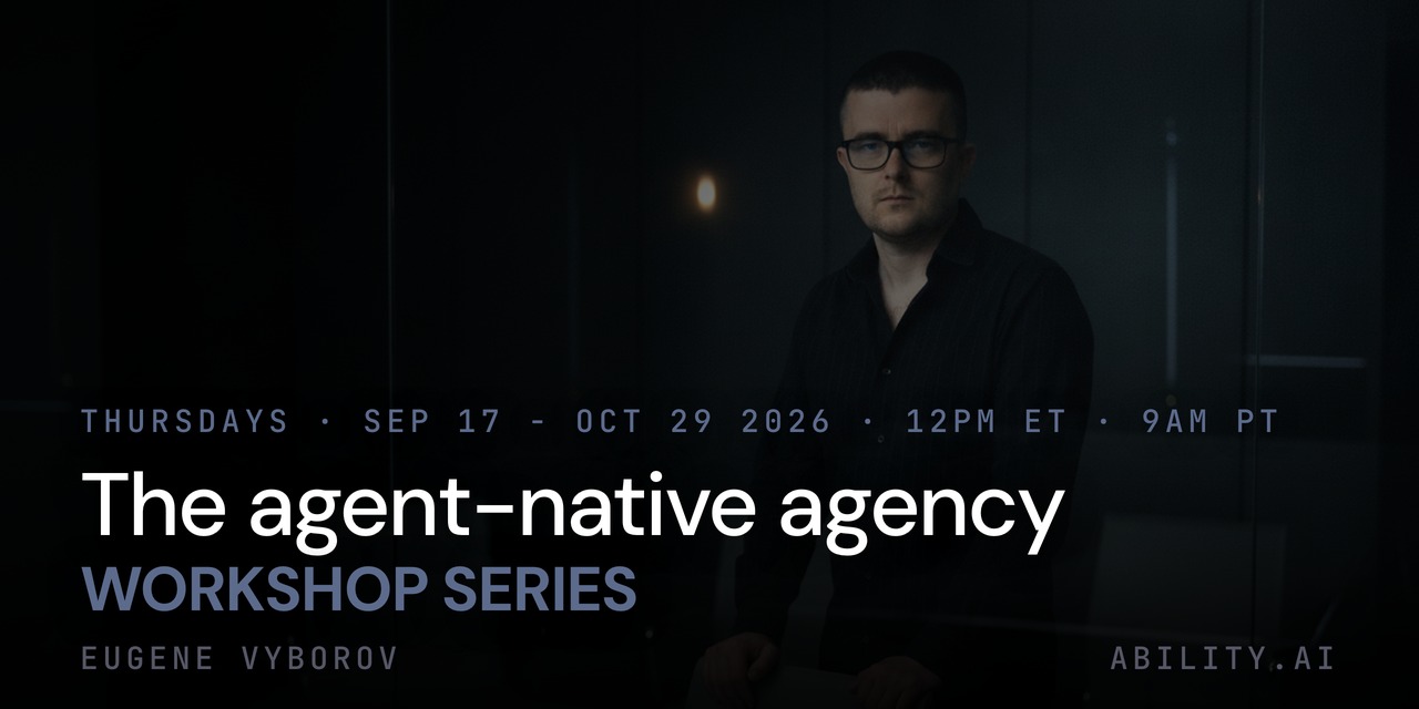 Preview: The Agent-Native Agency workshop
